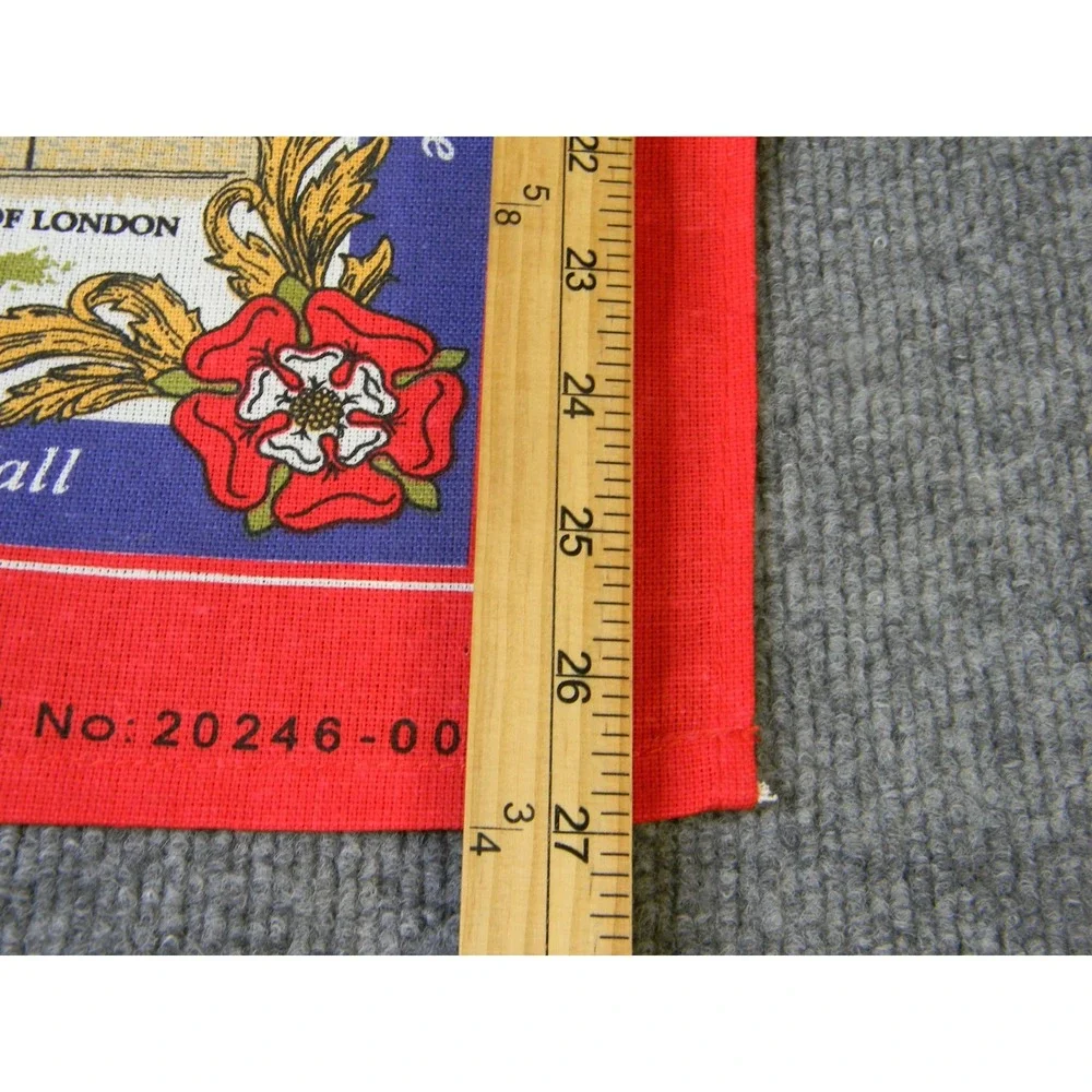London England Tea Towels Set of 2 18x28 Cotton British Landmarks Souvenir
